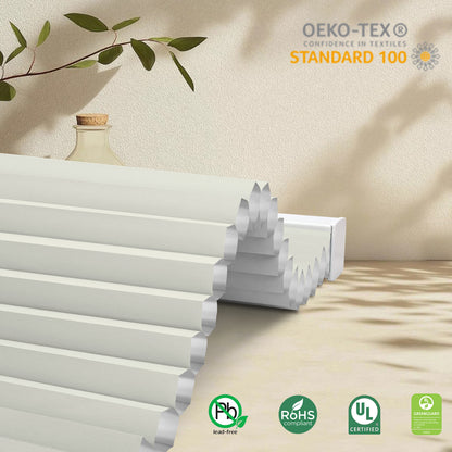 Sunelo 100% Blackout Energy Saving Motorized Cellular Shades
