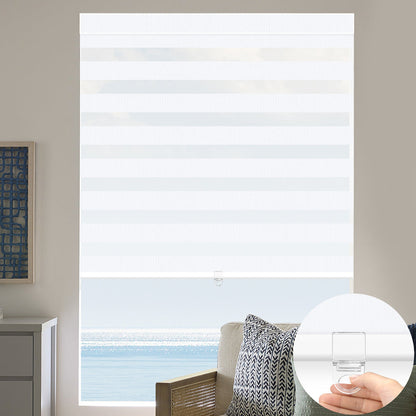 Sunelo Cordless Zebra Shades 95% Blackout - Gabriel