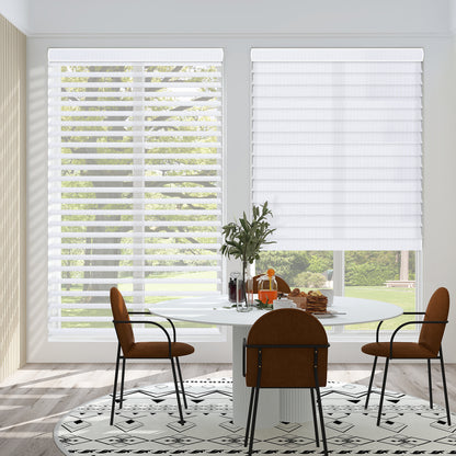 Sunelo Motorized Room Darkening Sheer Shades 90% Blackout - Muse