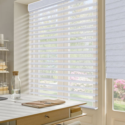 Sunelo Motorized Sheer Shades 100% Blackout - Muse