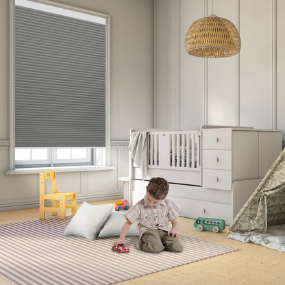 Sunelo Energy-Saving, 100% Blackout Motorized Cellular Shades | Double-Cell
