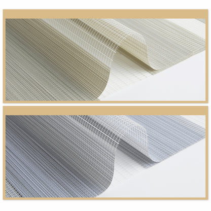 Sunelo Motorized Zebra Shades 90% Blackout - Flow