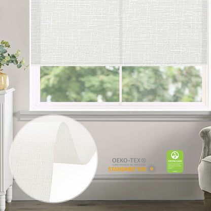 Sunelo Motorized Light Filtering Roller Shades 75% Blackout - Classic