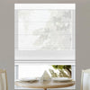 Sunelo Motorized Light Filtering Roman Shades 60% Blackout - Atlantic