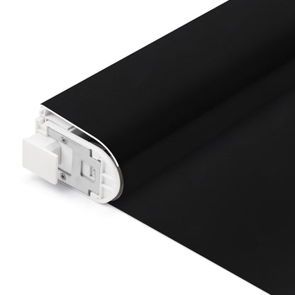 Sunelo No Drill Roller Shades, Motorized 100% Blackout - Waterproof Vinyl
