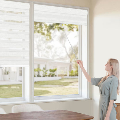 Sunelo Cordless Zebra Shades 60%/75% Blackout - Monet