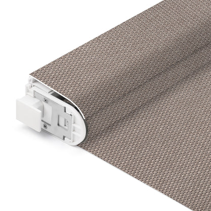 Sunelo No Drill Roller Shades, Motorized 100% Blackout - Groove