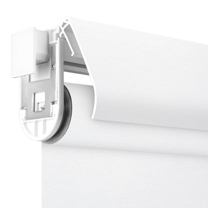 Sunelo No Drill Roller Shades, Motorized 100% Blackout - Elegant