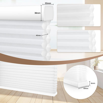 Sunelo Noise-Reducing, Light Filtering Motorized Cellular Shades | Double-Cell