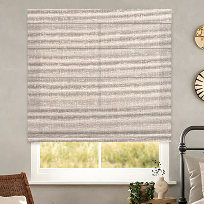 Sunelo Motorized Light Filtering Roman Shades 75%/85% Blackout - Classic