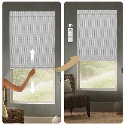 Sunelo Cordless UV Protection Solar Shades 0%/1%/3%/5% Openness