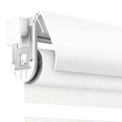 Sunelo No Drill Cordless Zebra Shades 60%/75% Blackout - Monet