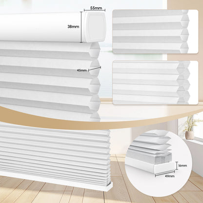 Sunelo 100% Blackout Energy Saving Motorized Cellular Shades