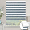 Sunelo No Drill Zebra Shades, Motorized 60/75% Blackout - Monet