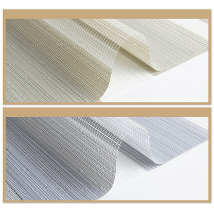 Sunelo Cordless Zebra Shades 90% Blackout - Flow