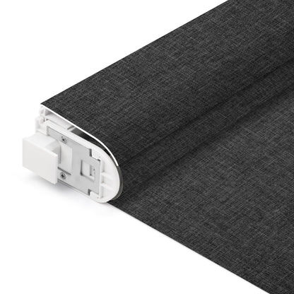 Sunelo No Drill Roller Shades, Motorized 100% Blackout - Dual Sided