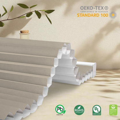 Sunelo Thermal Insulating Light Filtering Motorized Cellular Shades