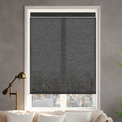 Sunelo Motorized Light Filtering Roller Shades 60% Blackout - Atlantic