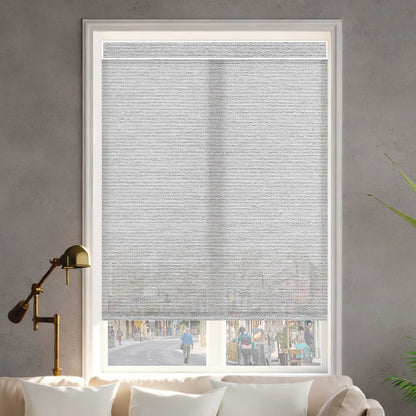Sunelo Motorized Light Filtering Roller Shades 60% Blackout - Atlantic