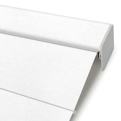 Sunelo Motorized Roman Shades 100% Blackout - Atlantic