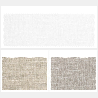 Sunelo Motorized Light Filtering Roman Shades 70% Blackout - Aurora
