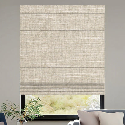 Sunelo Motorized Roman Shades 100% Blackout - Aurora