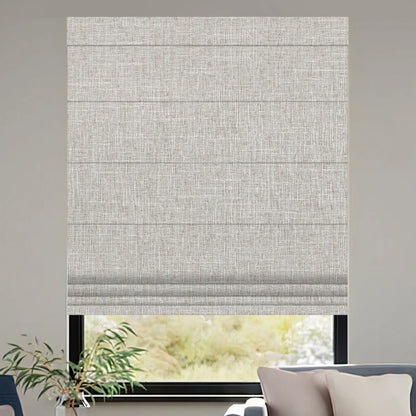 Sunelo Motorized Roman Shades 100% Blackout - Aurora