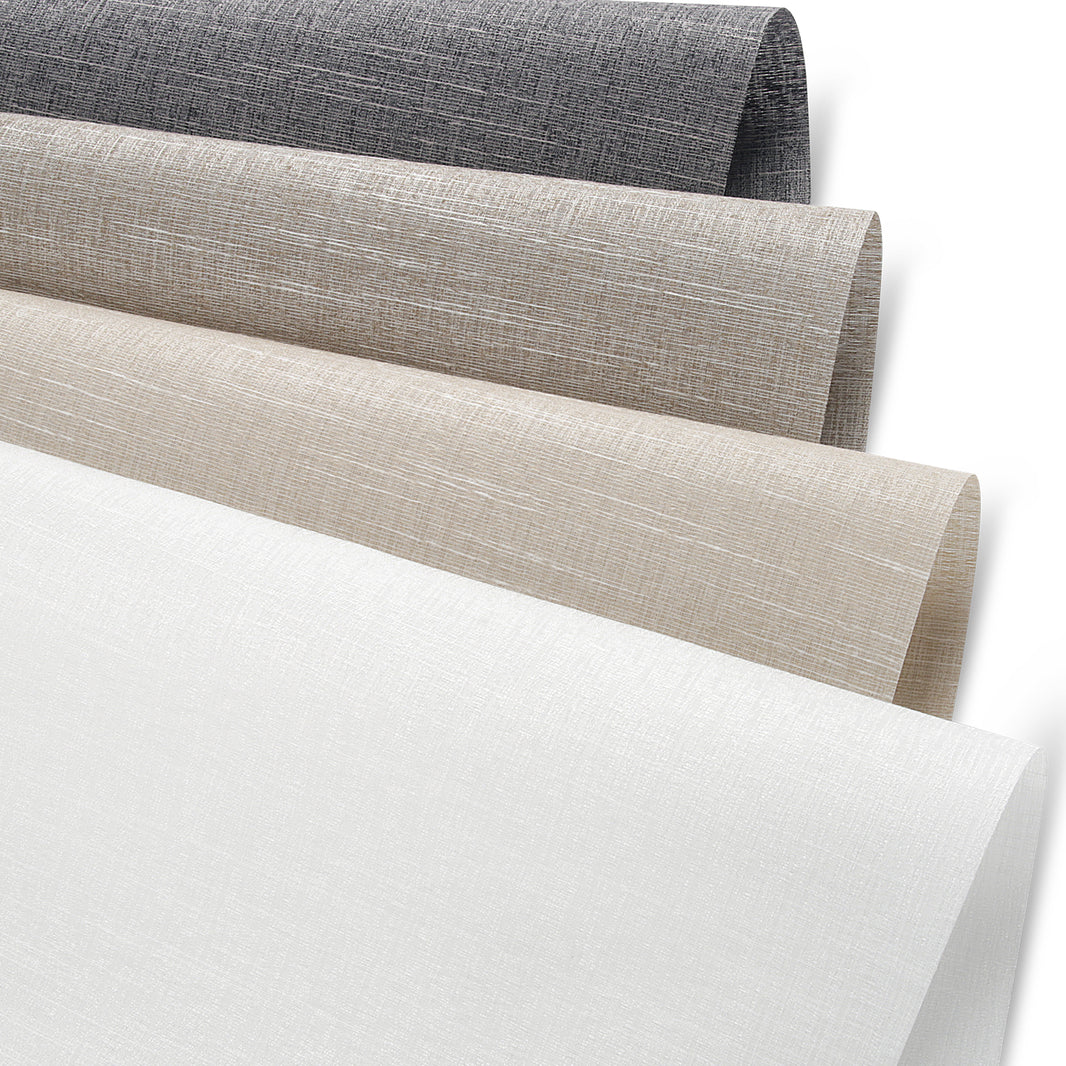 Sunelo Motorized Light Filtering Roller Shades 70% Blackout - Aurora