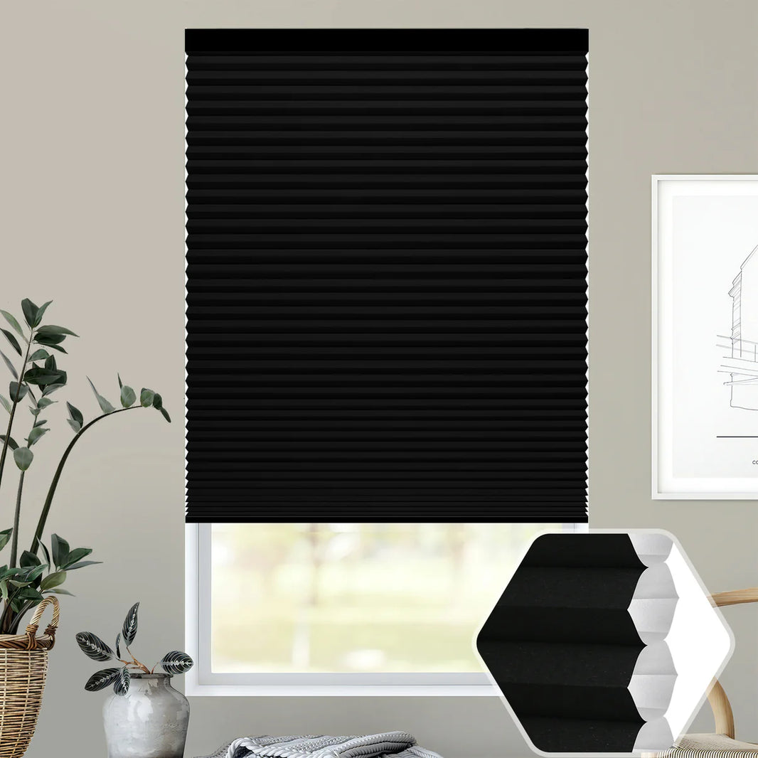Sunelo 100% Blackout Energy Saving Motorized Cellular Shades