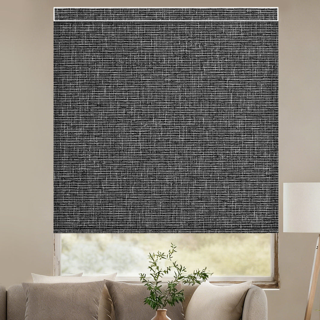 Sunelo Motorized Light Filtering Roller Shades 75% Blackout - Classic