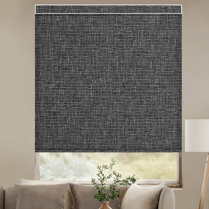 Sunelo Motorized Light Filtering Roller Shades 75% Blackout - Classic