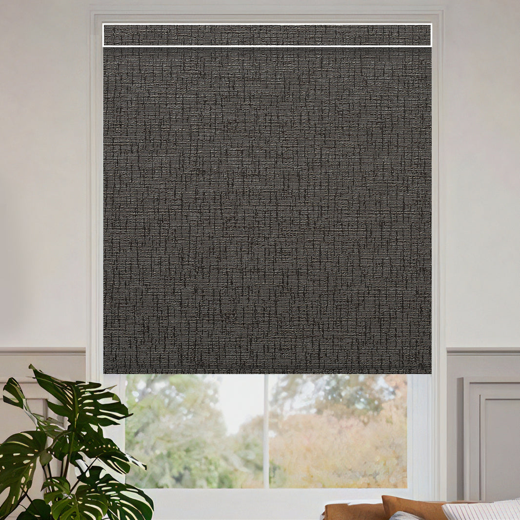 Sunelo Motorized Roller Shades 100% Blackout - Classic