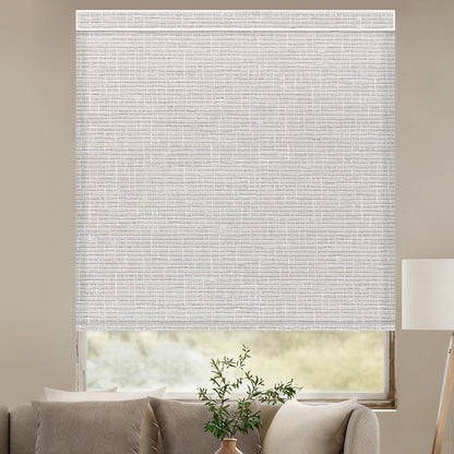 Sunelo Motorized Light Filtering Roller Shades 75% Blackout - Classic