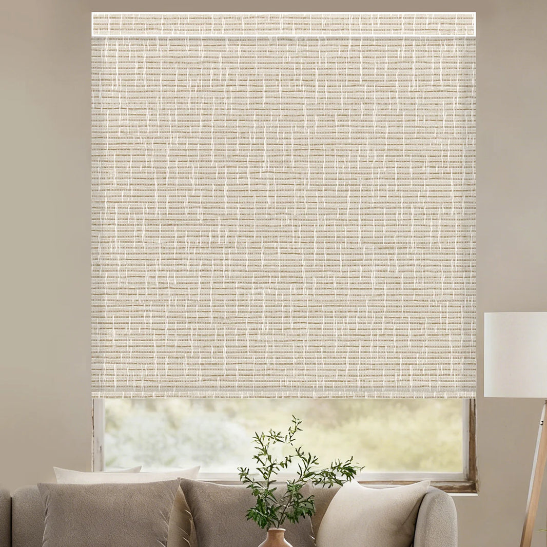 Sunelo Motorized Light Filtering Roller Shades 75% Blackout - Classic