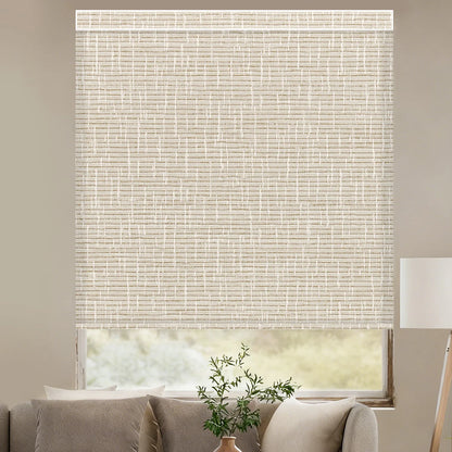 Sunelo Motorized Light Filtering Roller Shades 75% Blackout - Classic