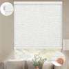 Sunelo No Drill Cordless Light Filtering Roller Shades 75% Blackout - Classic