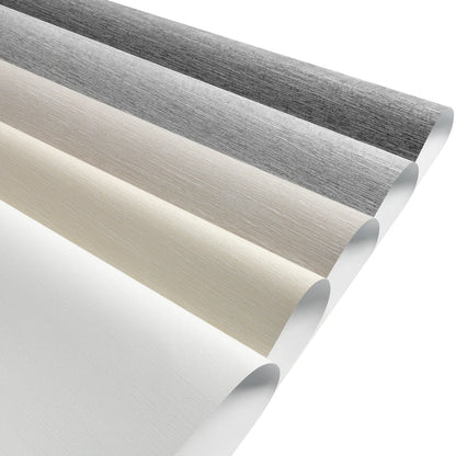 Sunelo No Drill Roller Shades, Motorized 100% Blackout - Dreamy