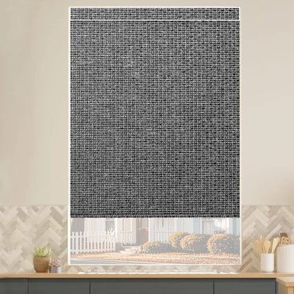 Sunelo Motorized Roller Shades 100% Blackout - Groove