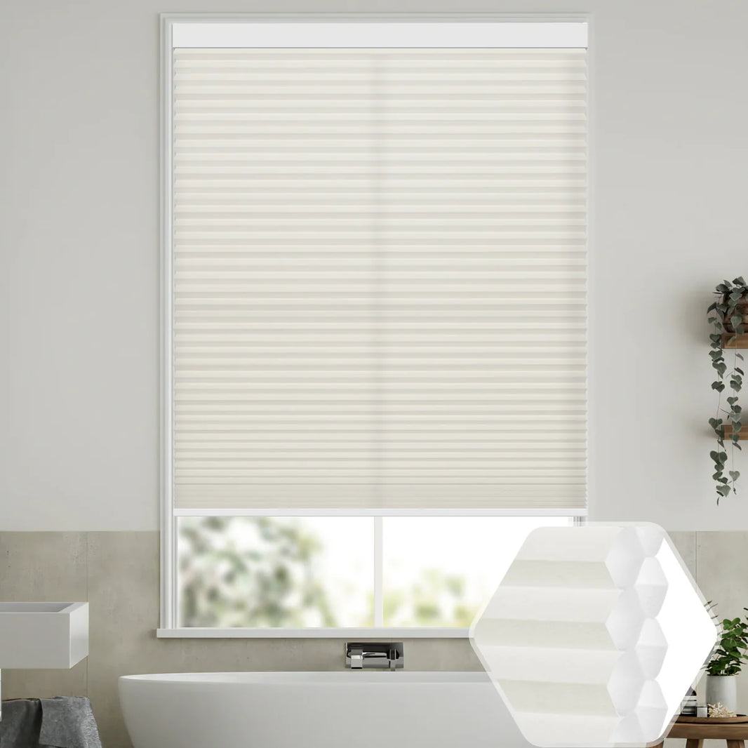 Sunelo Noise-Reducing, Light Filtering Motorized Cellular Shades | Double-Cell