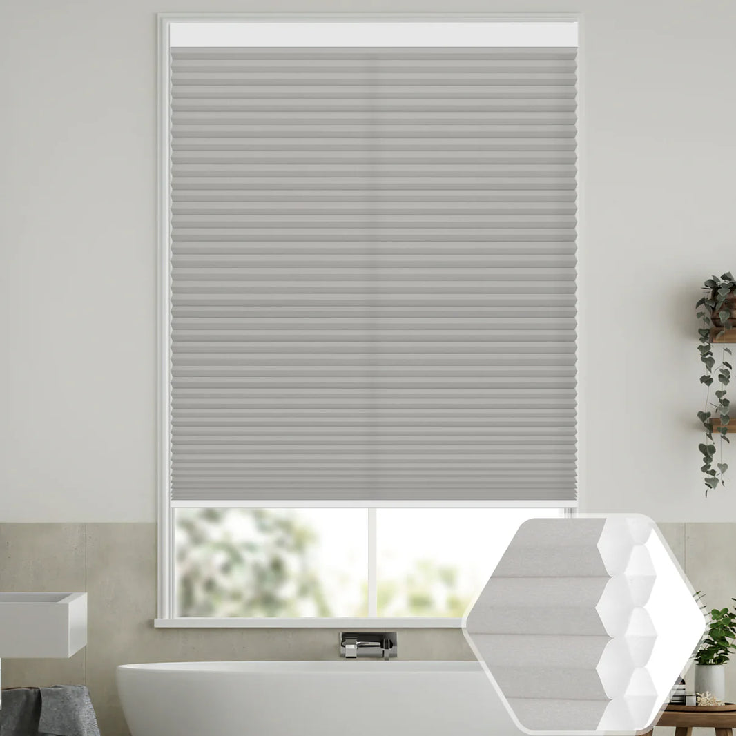 Sunelo Noise-Reducing, Light Filtering Motorized Cellular Shades | Double-Cell