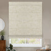 Sunelo Motorized Roman Shades 100% Blackout - Linen