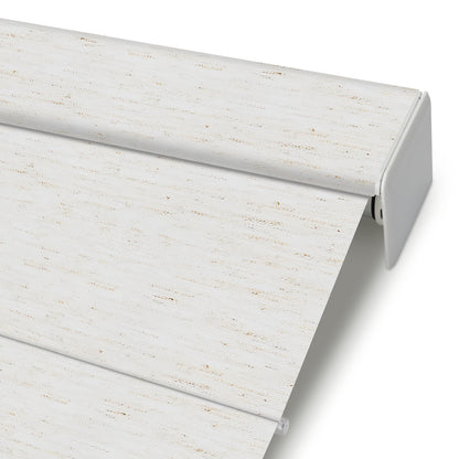 Sunelo Motorized Roman Shades 100% Blackout - Linen