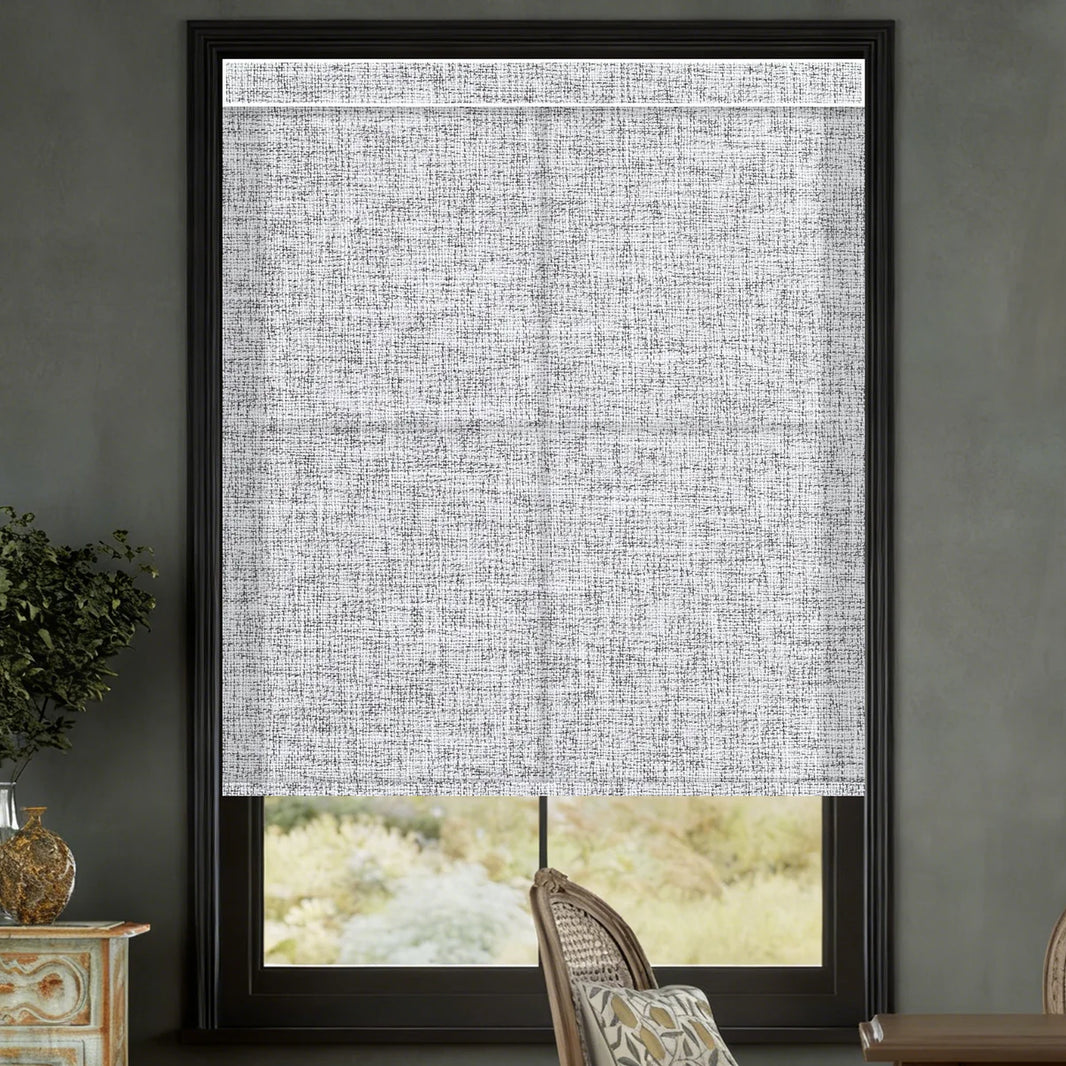 Sunelo Motorized Light Filtering Roller Shades 75% Blackout - Mist