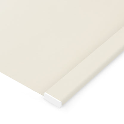Sunelo No Drill Roller Shades, Motorized 100% Blackout - Pure