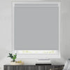 Sunelo Motorized Roller Shades 100% Blackout - Pure