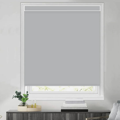 Sunelo Motorized Roller Shades 100% Blackout - Pure