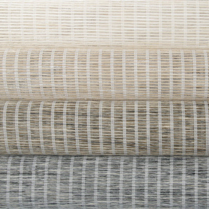 Sunelo Motorized Light Filtering Roller Shades 50% Blackout - Woven