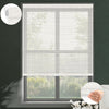 Sunelo No Drill Cordless Light Filtering Roller Shades 50% Blackout - Woven