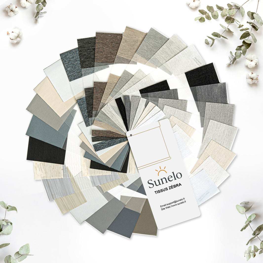 Sunelo Zebra Shade Fabric Swatches