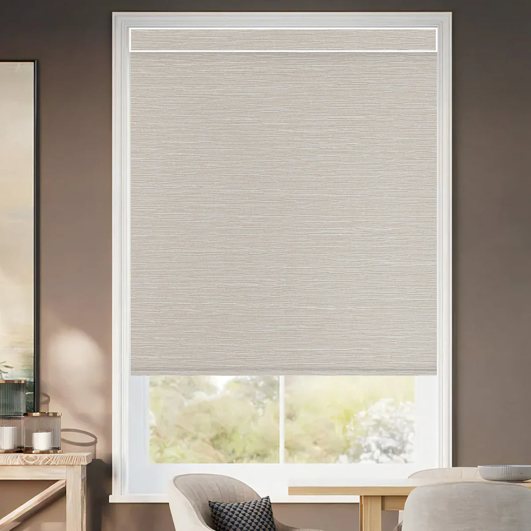 Sunelo Motorized Roller Shades 100% Blackout - Dreamy